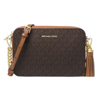 Сумка Michael Kors Jet Set Crossbody Acorn Brown