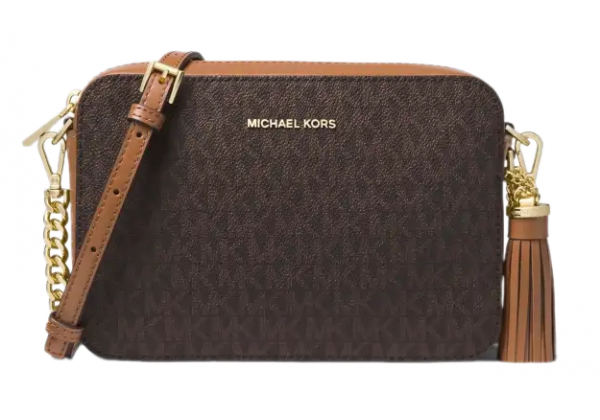 Сумка Michael Kors Jet Set Crossbody Acorn Brown