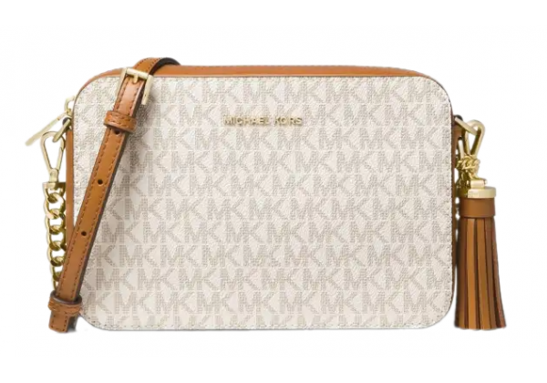 Сумка Michael Kors Jet Set Crossbody Vanilla Acorn Medium