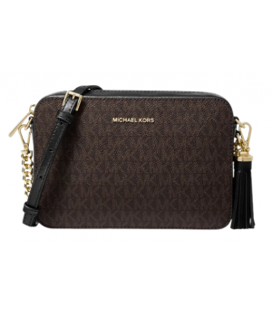 Сумка Michael Kors Jet Set Crossbody Brown Black Small