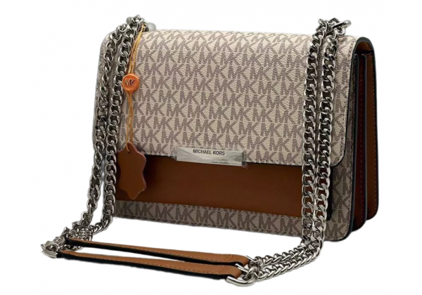 Сумка Michael Kors Cece Logo White Brown