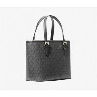 Cумка Michael Kors Jet Set Travel Logo Grey Black