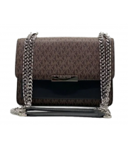 Сумка Michael Kors Cece medium черно-коричневая