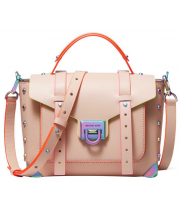 Сумка Из Гладкой Кожи Michael Kors Manhattan Персиковая