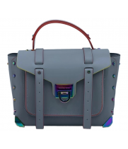 Сумка Из Гладкой Кожи Michael Kors Manhattan Серая