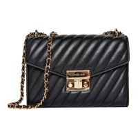 Сумка Michael Kors Rose Quilted Black Gold