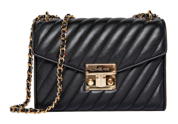 Сумка Michael Kors Rose Quilted Black Gold