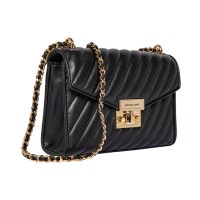 Сумка Michael Kors Rose Quilted Black Gold