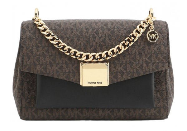 Сумка Michael Kors Lita Brown Black