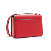 Michael Kors Hendrix Extra-Small Leather Crossbody Red