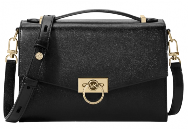 Michael Kors Hendrix Extra-Small Leather Crossbody Black