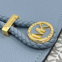 Сумка Michael Kors Lea Blue White