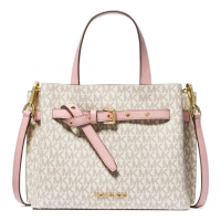 Сумка Michael Kors Emilia Acorn Medium White Pink