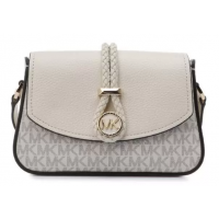 Сумка Michael Kors Lea White Grey