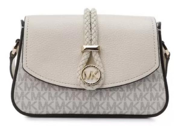 Сумка Michael Kors Lea White Grey