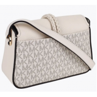 Сумка Michael Kors Lea White Grey