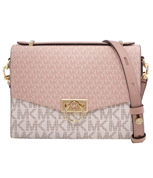 Сумка Michael Kors Hendrix Pink White