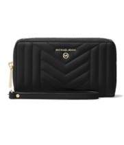 Кошелек Michael Kors Large Quilted женский черный