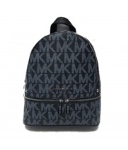 Рюкзак Michael Kors Rhea c надписями логотипа бренда черный