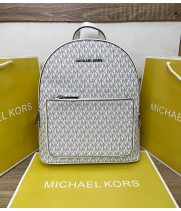 Рюкзак Michael Kors Signature Logo White Grey