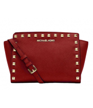 Сумка Michael Kors Selma Stud Red