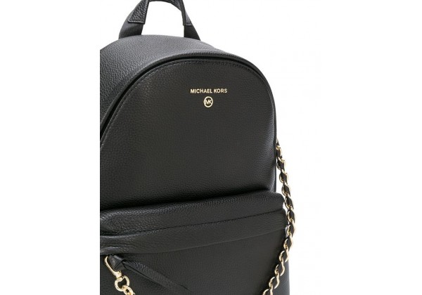 Рюкзак Michael Kors с цепочкой однотонный черный купить