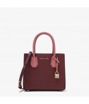 Сумка Michael Kors Mercer Medium женская темная красная