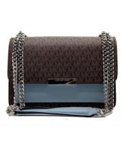 Сумка Michael Kors Cece medium коричневая голубая