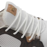 Женские кроссовки MICHAEL KORS LIV TRAINER белые с коричневым