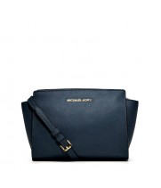 Сумка Michael Kors Crossbody Selma Stud Medium Синяя 30T3GLMM2L Navy