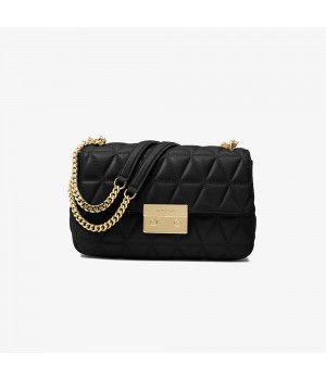 Сумка Michael Kors Sloan Editor Quilted-Leather - Black