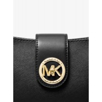 Michael Kors Carmen Extra-Small Saffiano Leather Shoulder Bag