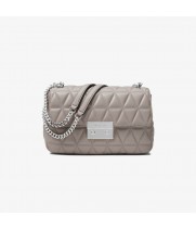 Сумка Michael Kors Sloan Editor Quilted Leather Pearl Gray