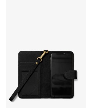 Michael Kors Saffiano Leather Folio Case for iPhone X/XS