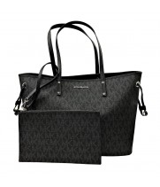 Женская Сумка Michael Kors Jet Set Travel 35T8STVT9B Black Большая