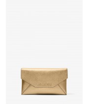 Michael Kors Jet Set Medium Saffiano Leather Clutch золотистый