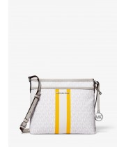 Michael Kors Bedford Small Logo Stripe Crossbody Bag