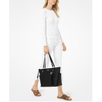 Michael Kors Nomad Large Leather Top-Zip Tote