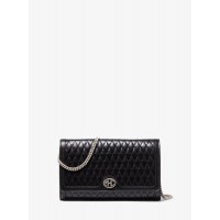 Michael Kors Monogramme Quilted Leather Clutch