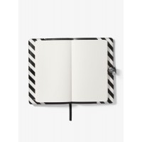 Michael Kors Monogramme Striped Leather Notebook