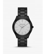 Michael Kors Slim Runway Pavé Black Tone Watch