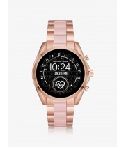 Michael Kors Gen 5 Bradshaw Rose Gold Tone and Acetate Smartwatch