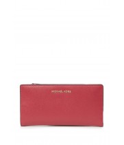 Michael Kors Large Leather Carryall Card Case