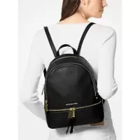 Рюкзак Michael Kors Rhea Saffiano Leather Black Medium